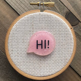 Hi Bubble Needle Minder - Your Choice!