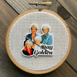 Stay Golden Needle Minder