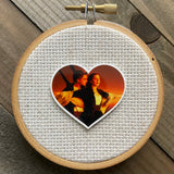 Jack and Rose Heart Needle Minder
