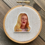 White Girl Needle Minder