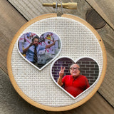Frank and Charlie Heart Needle Minder SET