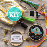 I Need My Space Alien Cross Stitch KIT