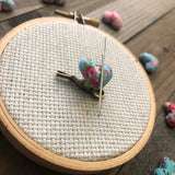 Reversible Stork Scissors Needle Minder SET