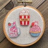 Kawaii Bunny Snacks Needle Minder SET
