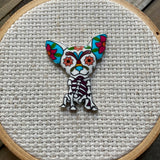 Dia De Los Muertos Cat and Dog Needle Minder - Your Choice