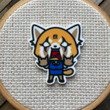 Angry Red Panda Needle Minder SET