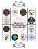 Cross Stitch Pattern Bundle - Your Choice