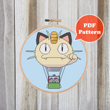Bad Guy Balloon Cross Stitch Pattern