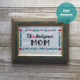 EXPLICIT - Family Reunion Cross Stitch Pattern