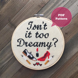 Isn't It Too Dreamy? Audrey Horne Cross Stitch Pattern