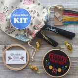 Mouth Breather Cross Stitch Kit