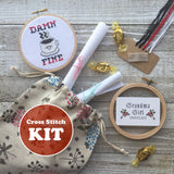 Damn Fine Cup of Coffee Cross Stitch Kit