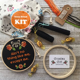 Custom Cross Stitch KIT inspired by Rocket Raccoon of Guardians of the Galaxy