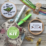Do or Donut, There is No Try Cross Stitch Kit
