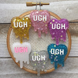 UGH Glitter Heart Needle Minder