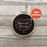 Smush Room Cross Stitch Pattern