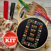 Get Off My Lawn Cross Stitch KIT