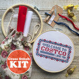 Welcome, I Love You Cross Stitch Kit