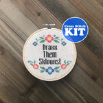 Draxx Them Sklountz Cross Stitch KIT