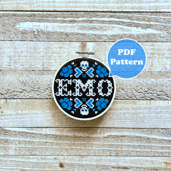 Emo Cross Stitch Pattern