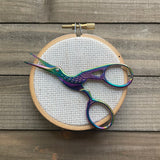 Rainbow Stork Embroidery Scissors