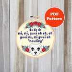 Game Dog Cross Stitch Pattern