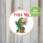 Feed Me Cross Stitch Pattern
