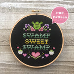Swamp Sweet Swamp Cross Stitch Pattern