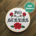 No Scrubs Cross Stitch Pattern