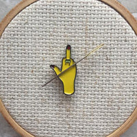 Middle Finger Needle Minder and Raging Red Panda Cross Stitch Pattern COMBO!
